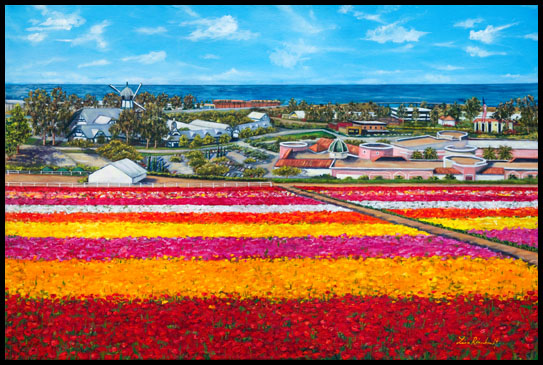 Flower Splash - Carlsbad, CA.