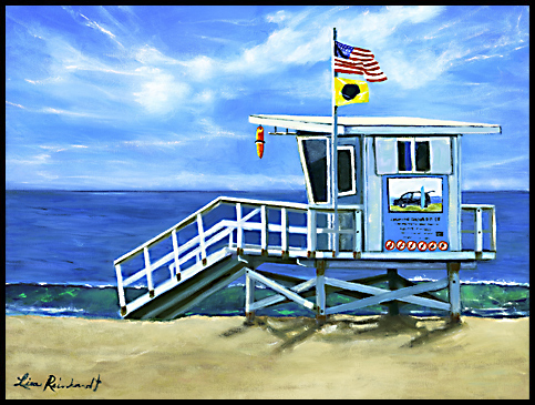 Hermosa Beach Lifeguard Tower