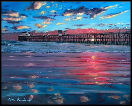 Pier and Sky - Oceanside, CA.