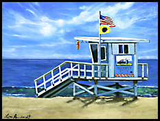 Hermosa Beach Lifeguard Tower