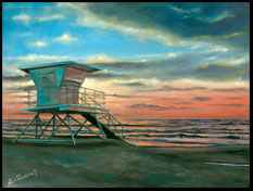 Moonlight Sunset - Encinitas, CA.