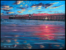 Pier and Sky - Oceanside, CA.